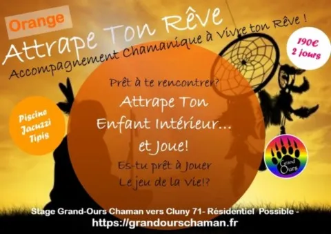 stage attrape ton rêve-orange enfant intérieur