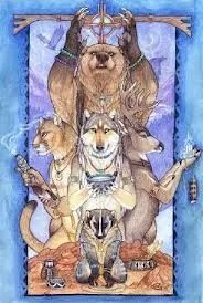 Animal totem grand ours chaman
