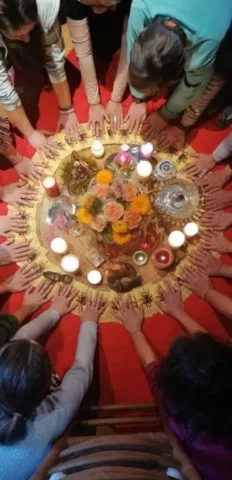 activité chamanique avec grand ours chaman