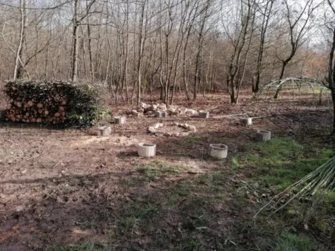 hutte de sudation grand ours chaman Cluny