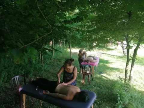 activité chamanique avec grand ours chaman